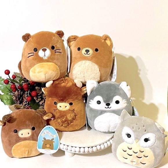 6 Squishmallows, Maurice,Wilfred,Omar,Willy,Chip & Nikita - Picture 1 of 7